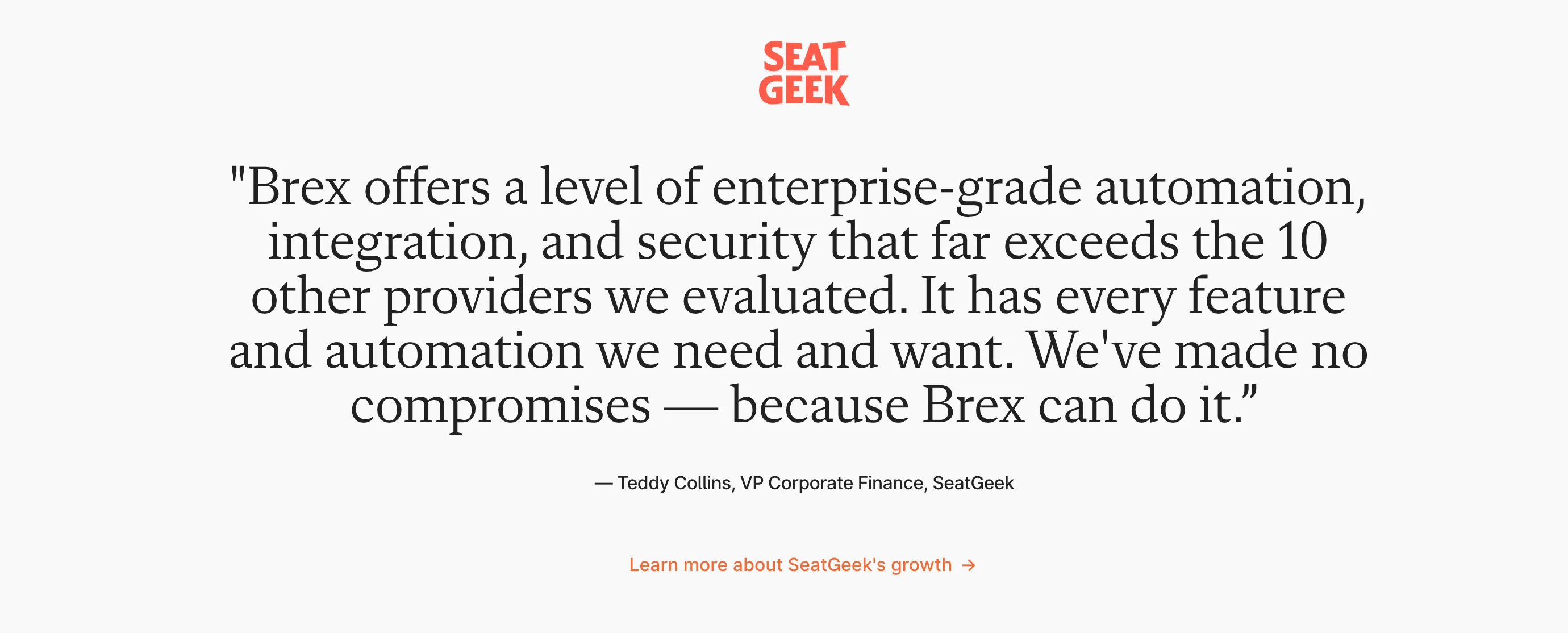 Brex: In your face social proof