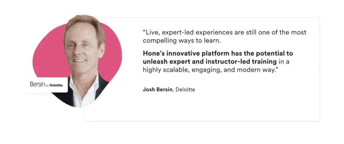 Hone: Simple testimonial